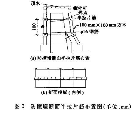 防撞墻模具的常規(guī)尺寸